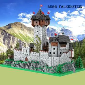 ZITIANYOUBUILD MOC-65340 Medieval Castle Modular Building for Collection and Display Building Toys Set 15513 Pieces