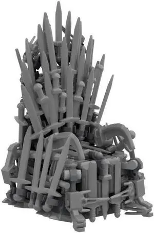 ZITIANYOUBUILD Game of Thrones  The Iron Throne Model Movie Scene 226 Pieces for Adults 100% Compatible with LEGO Brand New and High Quality