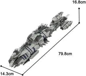 ZITIANYOUBUILD Recusant-class Light Destroyer Commerce Guild Warship 2728 Pieces MOC
