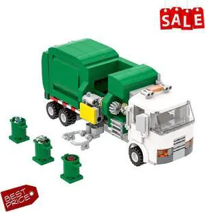 ZITIANYOUBUILD Automated Garbage Truck Educational Toy Toys Sets Gift for Kids MOC