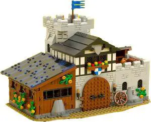 ZITIANYOUBUILD Stable Model Buiding Toys Set Expansion for Castle 1526 Pieces MOC