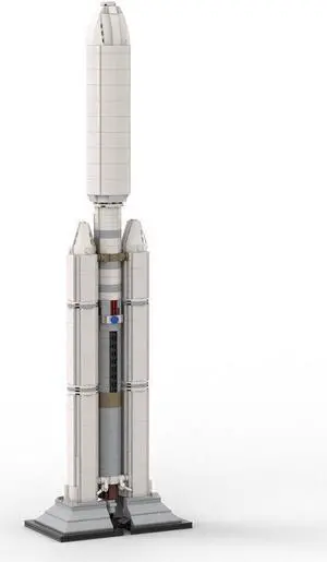 ZITIANYOUBUILD IV-B Carrier Rocket with 5 Fairings Sizes 1:110 Scale 939 Pieces MOC