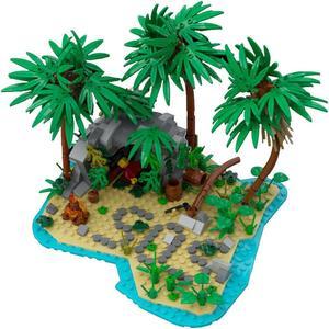 ZITIANYOUBUILD Lost Island for Pirates World Series Building Toys Set 468 Pieces MOC