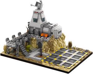 ZITIANYOUBUILD Emipre Base on Tatooine Model Building Toys Set 1927 Pieces MOC
