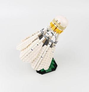 ZITIANYOUBUILD Badminton MOC Building Toys Set with Stand & Paper Instructions 425 Pieces MOC