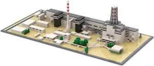 ZITIANYOUBUILD Chernobyl Power Plant Architecture Building Toys Set 1488 Pieces MOC