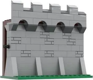 ZITIANYOUBUILD Custom MOC-77852 Medieval Modular Wall  115 Parts Kids Gift for Christmas
