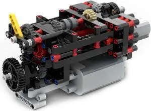 ZITIANYOUBUILD Custom MOC-45647 4-Speed Gearbox Model 188 Parts Toys Kids Gift for Christmas