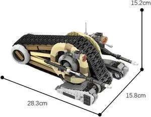 ZITIANYOUBUILD C7631 The NR-N99 Persuader-class Robot Enforcer Tank Robot 670 Parts