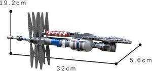 ZITIANYOUBUILD Custom MOC: C7657 Mini B-a-b-y-l-on- 5 Ship Model 356 Parts Gift for Christmas