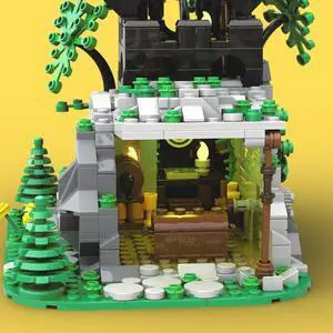 ZITIANYOUBUILD MOC-128713 Outpost Castle Remake Model for Collection 647 Parts