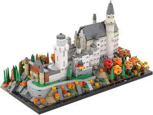 ZITIANYOUBUILD C4665 Journey to the World's Most Famous Fairy Tale Castle 1320 Parts