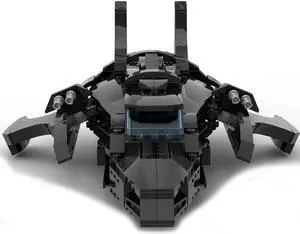 ZITIANYOUBUILD MOC-38420 Black Ship Model from Movie Building Toys Set for Collection 288 Parts