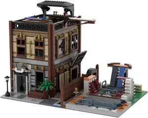 ZITIANYOUBUILD C4607 Modular Building Water Park and Apartment with Interior 2423 Parts
