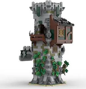 ZITIANYOUBUILD MOC-83831 MEDIEVAL GUARD TOWER Model for Medieval Castle and Village 1340 Parts