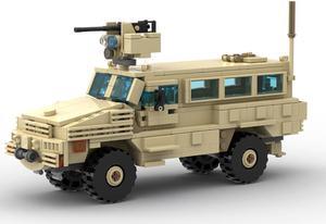ZITIANYOUBUILD Custom MOC-131385 RG-31 Mk.5E Cat.1 Anti-Mine Vehicle Model 478 Parts Kids Gift