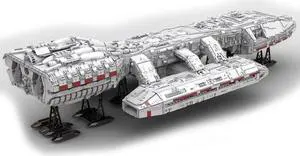 ZITIANYOUBUILD MOC-144769 Space Battleship Superscale with Fully Detailed Interior 23729 Parts