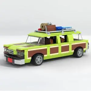 ZITIANYOUBUILD C5155 Station Wagon Car Model Building Toys Set for Collection 385 Parts
