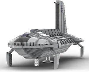 ZITIANYOUBUILD C5238 Sheathipede-class Type B Shuttle with Interior 2673 Parts Creative Toys
