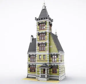 ZITIANYOUBUILD MOC-49479 Modular Building: Old Mansion Haunted House Modification 3723 Parts