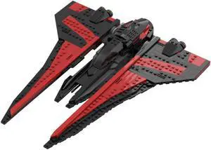 ZITIANYOUBUILD Custom Maul Starfighter Nightbrother MOC-86590 Star War Spaceship Mod 425 Parts