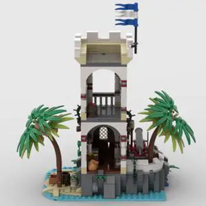ZITIANYOUBUILD MOC-141134 Island 2.0 Version Building Toys Set for Pirates Series 579 Parts