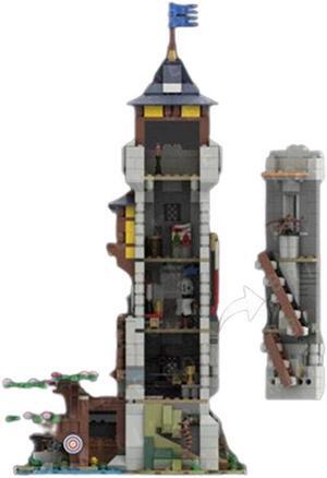 ZITIANYOUBUILD MOC-141500 1127 Parts Medieval Tower Expansion for Medieval Castle 31120 Set