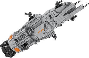 ZITIANYOUBUILD C4702 MCRN-Tachi Rocinante Spaceship Ship Model Building Toys 5359 Parts