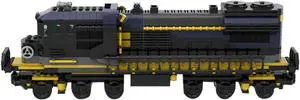 ZITIANYOUBUILD C7298 Train Engine Version Model Building Toys Set for Adults 595 Parts