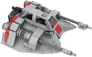 ZITIANYOUBUILD MOC-125972 Snowspeeder with Accurate Shaping, Opening Air Brakes 453 Parts