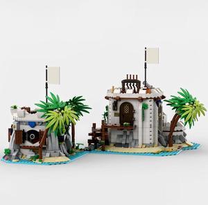 ZITIANYOUBUILD MOC-79638+MOC-80308 Imperial Fortified Outpost & Imperial Cannon Cove 2292 Parts