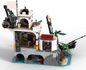 ZITIANYOUBUILD MOC-155410 Alternate Build of 10320: Wreck Fortress Model 1757 Parts