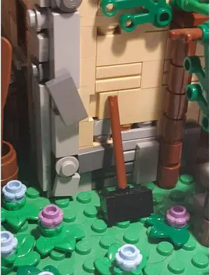 ZITIANYOUBUILD MOC-129936 Link's House with Interior & Removable Roof from Game 1648 Parts