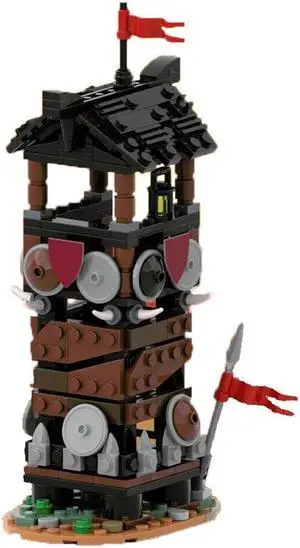 ZITIANYOUBUILD MOC-154058 Watchtower Model for Medieval Town Castle Theme 260 Parts