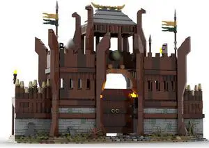 ZITIANYOUBUILD MOC-139386 Main Gate of Castle from Movie Minifig Scale 1744 Parts