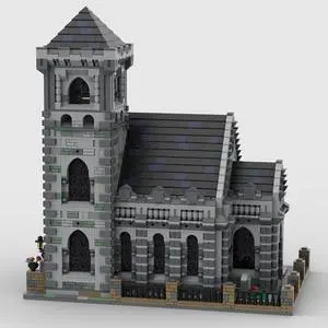 ZITIANYOUBUILD MOC-51927 Old Chapel Model with Detailed Interior Building Toys Set 6227 Parts