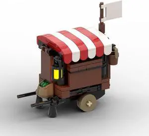 ZITIANYOUBUILD Custom MOC-114509 Medieval Vegetable Stall 189 Parts Kids Gift for Christmas