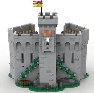 ZITIANYOUBUILD MOC-144225 Medieval Castle Tower Defense for Castle Wall Extension 1492 Parts