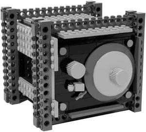 ZITIANYOUBUILD C5015 Sculpture: Safe with a Working 3 Number Combination Lock 286 Parts