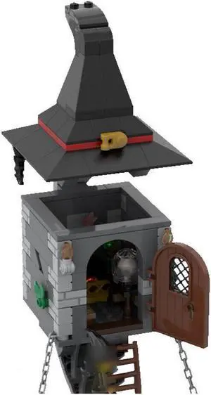 ZITIANYOUBUILD MOC-146778 Tensegrety Hut with Floating Effect 397 Parts Building Toys Set