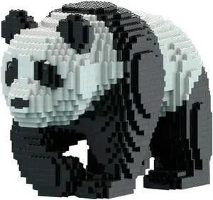 ZITIANYOUBUILD MOC-146117 Walking Panda Statue Sculpture for Collection and Display 4102 Parts
