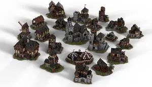 ZITIANYOUBUILD MOC-115645 Ultimate Medieval Village Bundle with 22 Modules 51593 Parts