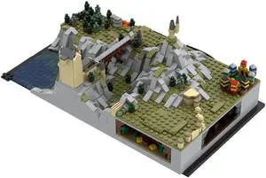 ZITIANYOUBUILD MOC-158172 Castle and Grounds Expansion for Set 76419 Building Kit 1437 Parts