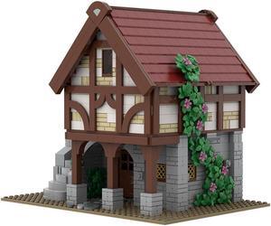 ZITIANYOUBUILD MOC-155425 Medieval House Model with Modular Floors and Roof 1325 Parts