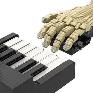 ZITIANYOUBUILD C4784 Piano and pianist's Hand Sculpture Model Building Toys 921 Parts ZITIANYOUBUILD C4784 Piano and pianist's Hand Sculpture Model Building Toys 921 Parts