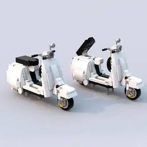 ZITIANYOUBUILD C2265 A Motorcycle with an Underbone or Step-through Frame 614 Parts