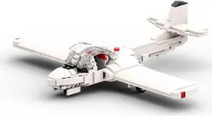 ZITIANYOUBUILD MOC-88324 Small and Economical Twin-engined Primary Jet Trainer 443 Parts