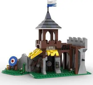 ZITIANYOUBUILD Custom Medieval Modular Archery Range MOC-82064 306 Parts Gift for Christmas