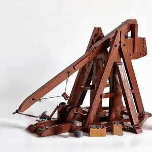 ZITIANYOUBUILD MOC-141541 Medieval Trebuchet Building Toys Set for Collection 699 Parts