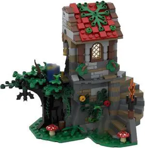 ZITIANYOUBUILD MOC-113077 Micro Medieval Tower Model Building Toys Set for Castle 272 Parts